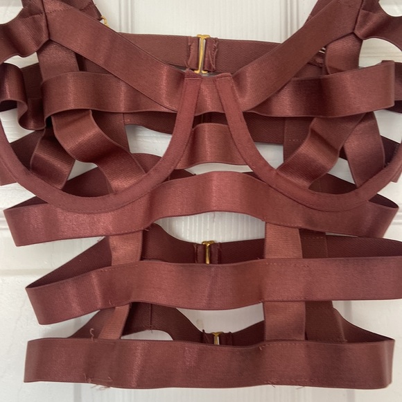 Brown Harness Strap Top - Picture 2 of 3